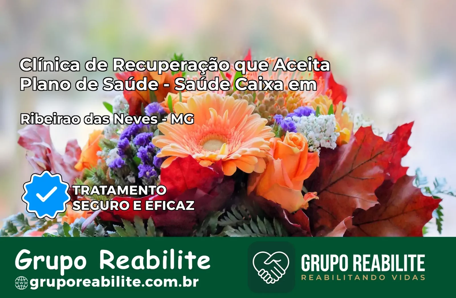 Clínica de Recuperação Saúde Caixa em Ribeirão das Neves – MG | Cobertura 100%