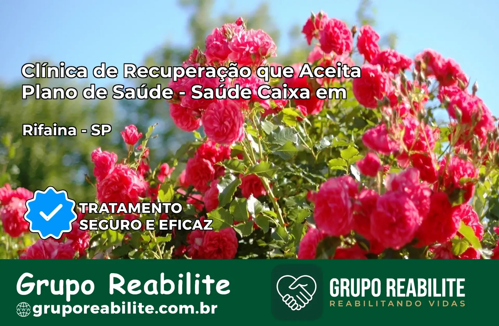 Clínica de Recuperação Saúde Caixa em Rifaina – SP | Cobertura 100%