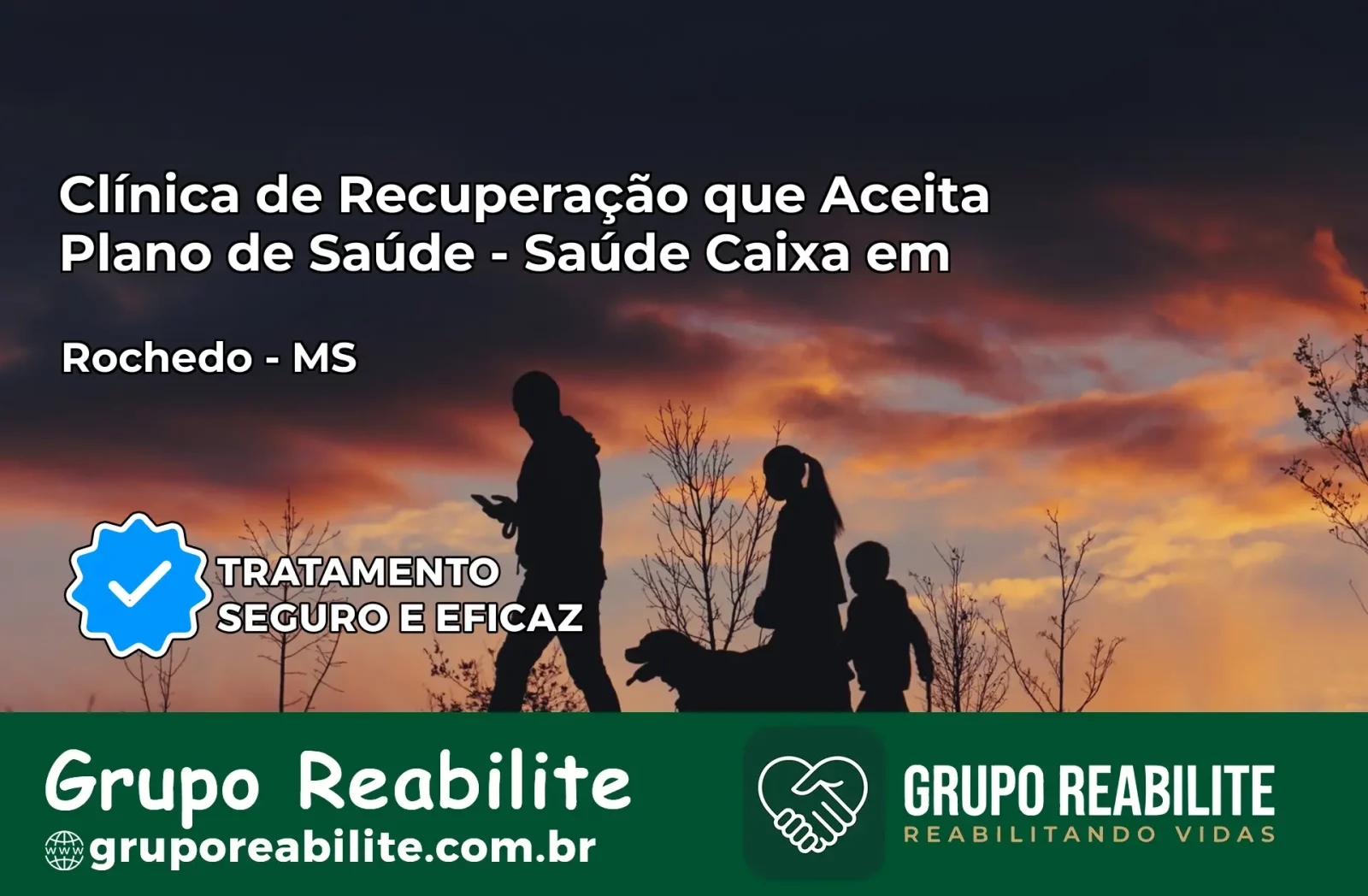 Clínica de Recuperação Saúde Caixa em Rochedo – MS | Cobertura 100%