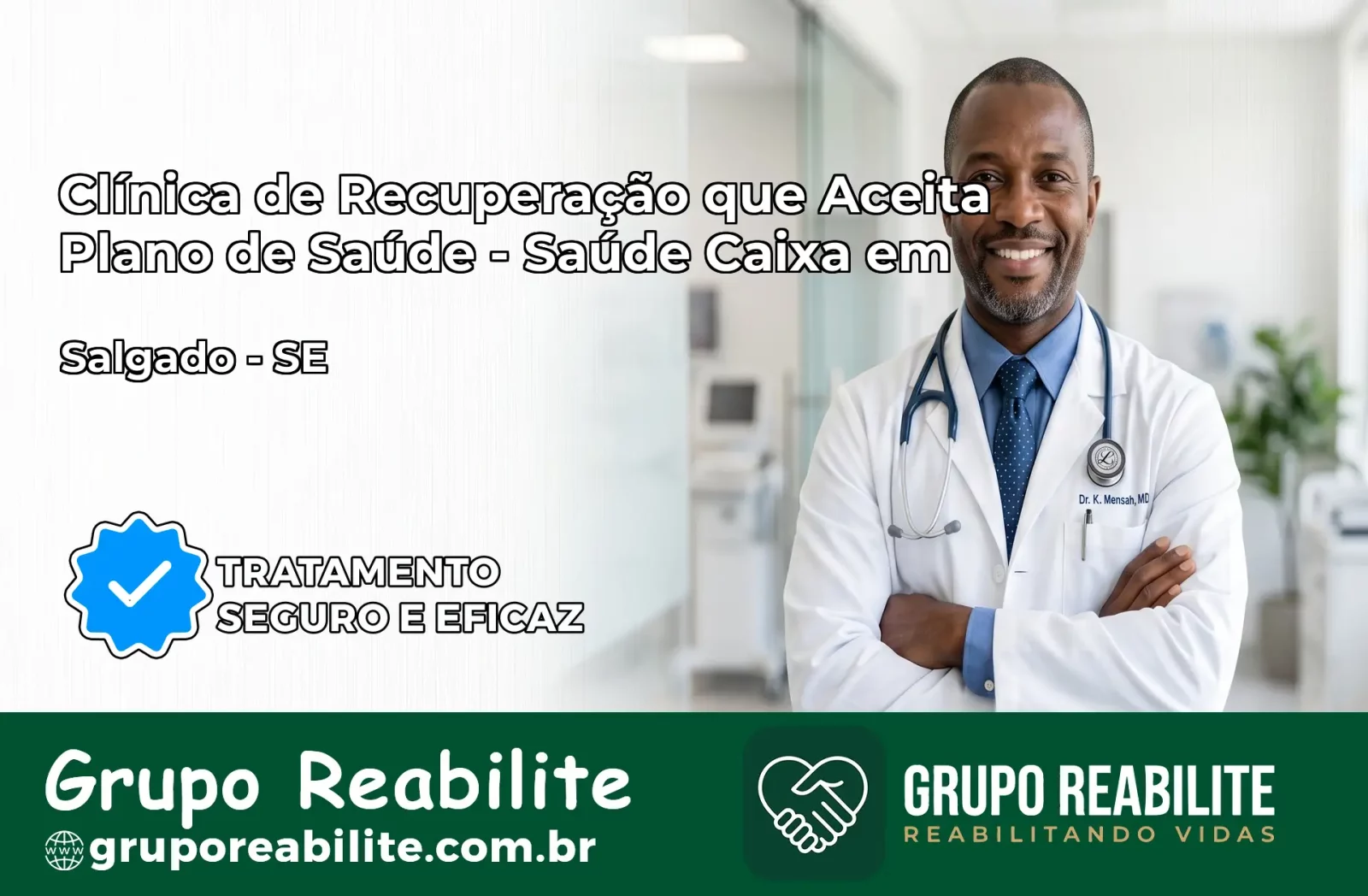 Clínica de Recuperação Saúde Caixa em Salgado – SE | Cobertura 100%