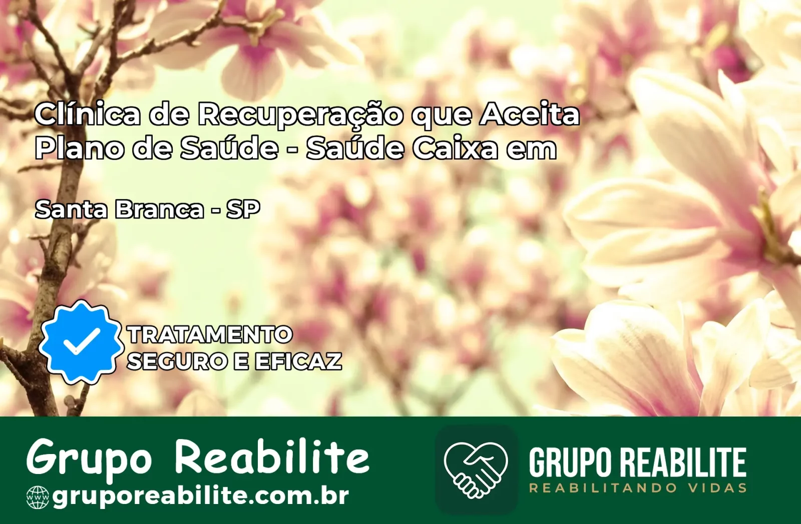 Clínica de Recuperação Saúde Caixa em Santa Branca – SP | Cobertura 100%