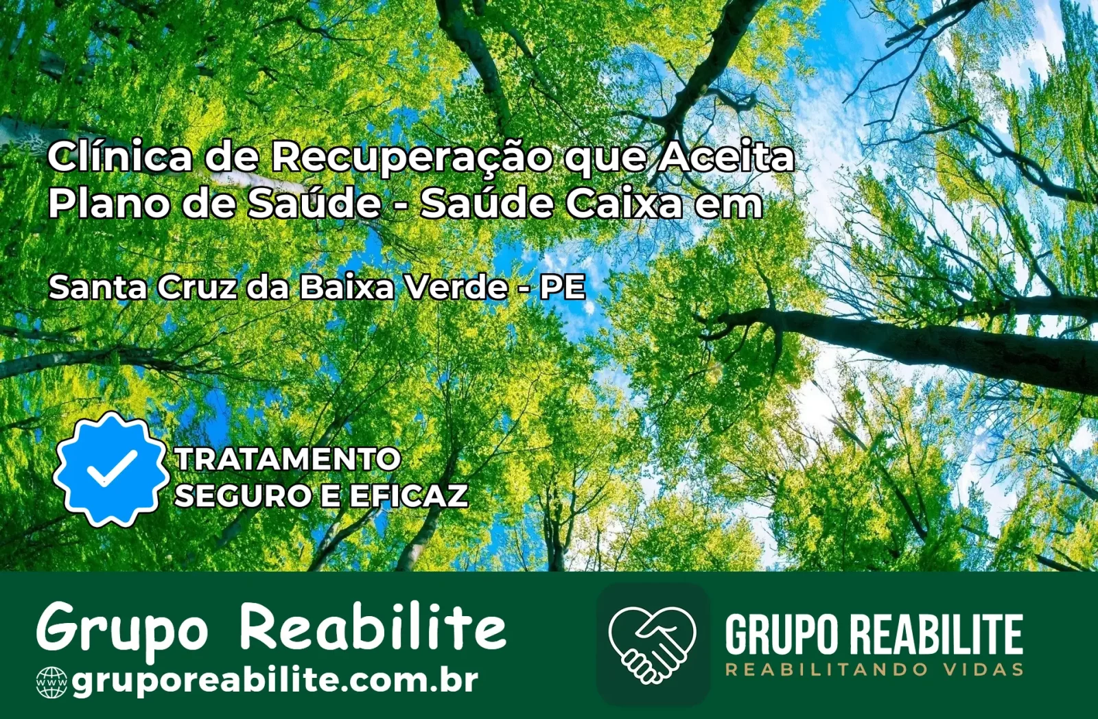 Clínica de Recuperação Saúde Caixa em Santa Cruz da Baixa Verde – PE | Cobertura 100%