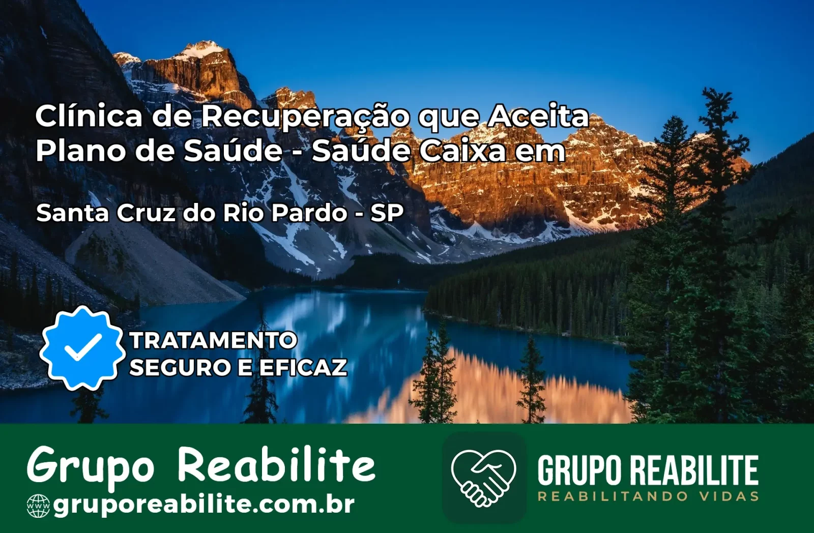 Clínica de Recuperação Saúde Caixa em Santa Cruz do Rio Pardo – SP | Cobertura 100%