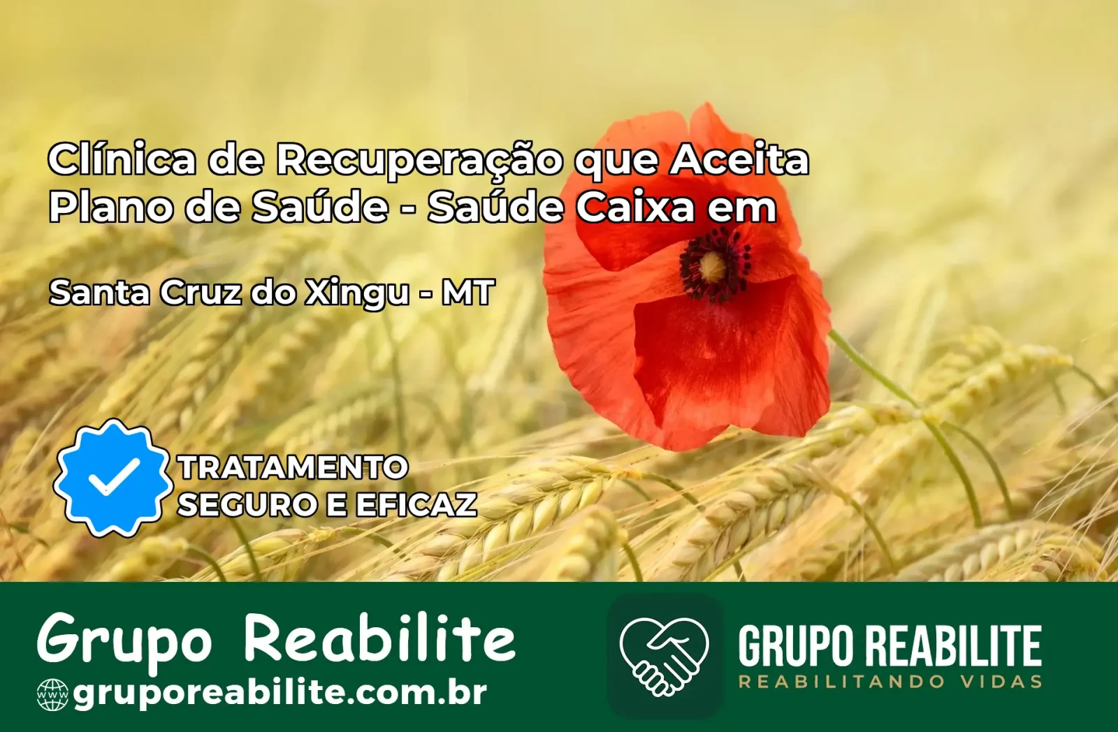 Clínica de Recuperação Saúde Caixa em Santa Cruz do Xingu – MT | Cobertura 100%