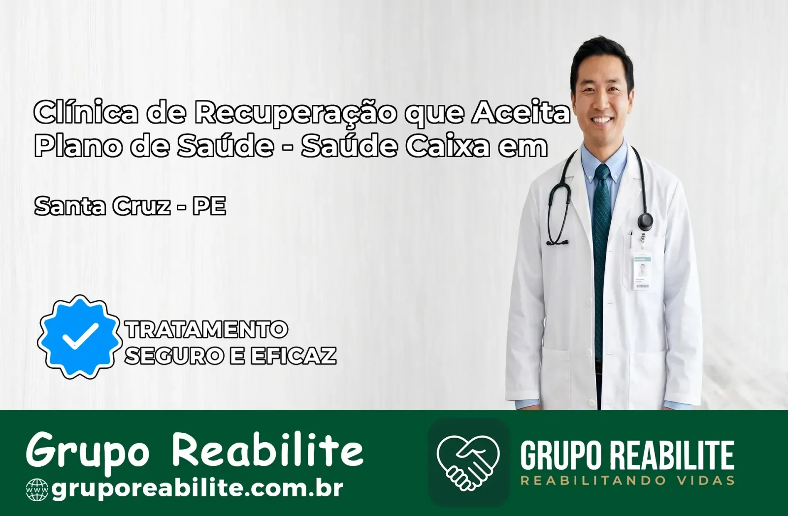 Clínica de Recuperação Saúde Caixa em Santa Cruz – PE | Cobertura 100%