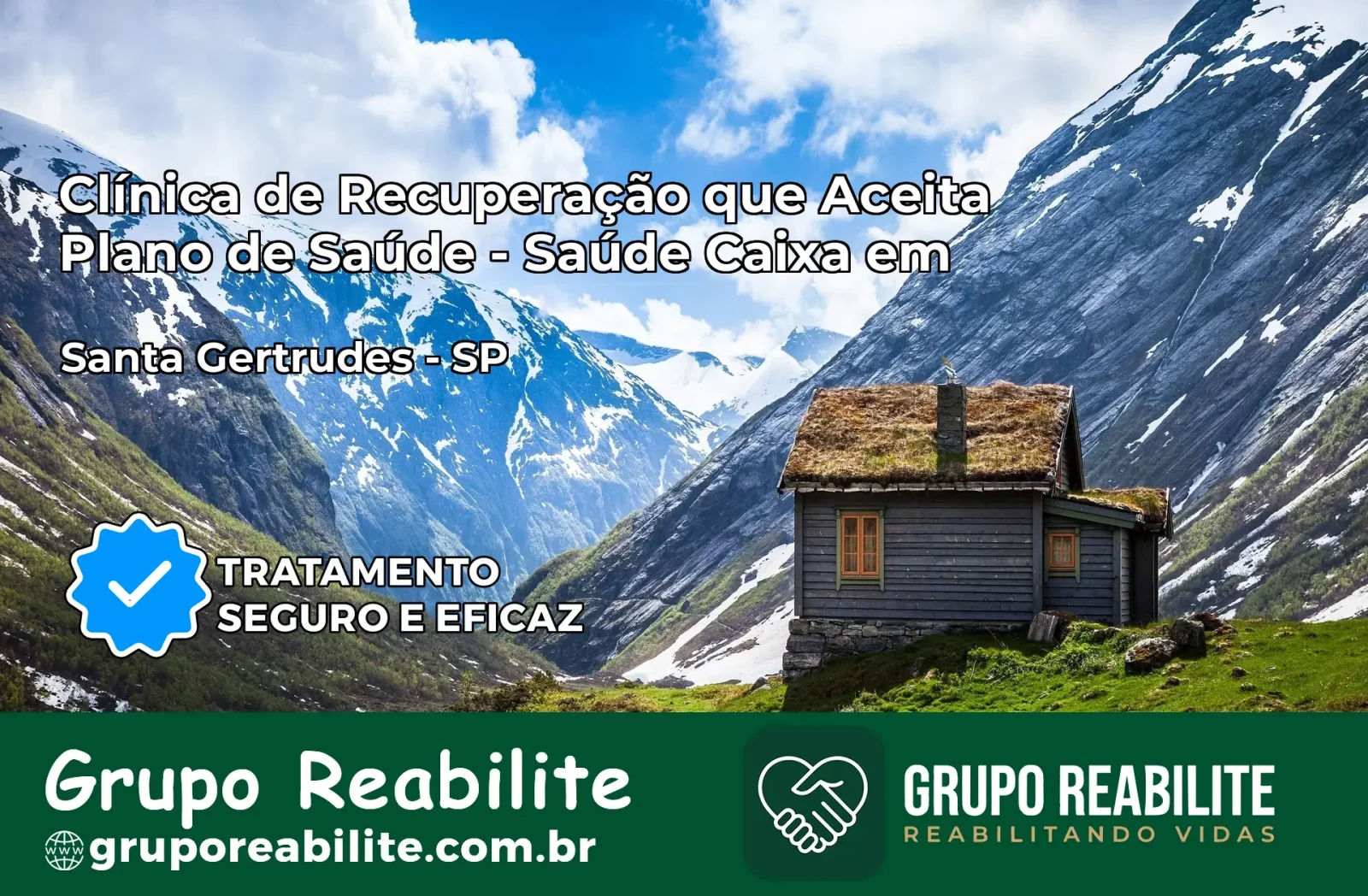 Clínica de Recuperação Saúde Caixa em Santa Gertrudes – SP | Cobertura 100%