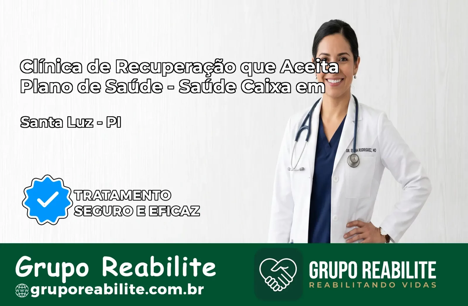 Clínica de Recuperação Saúde Caixa em Santa Luz – PI | Cobertura 100%