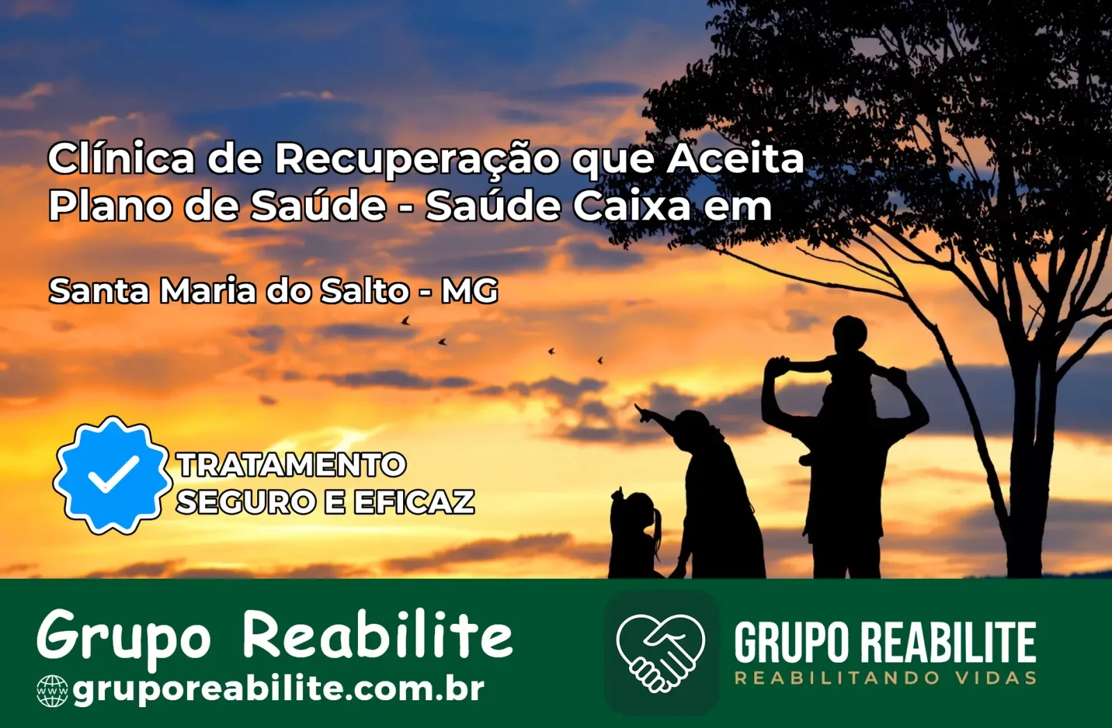 Clínica de Recuperação Saúde Caixa em Santa Maria do Salto – MG | Cobertura 100%