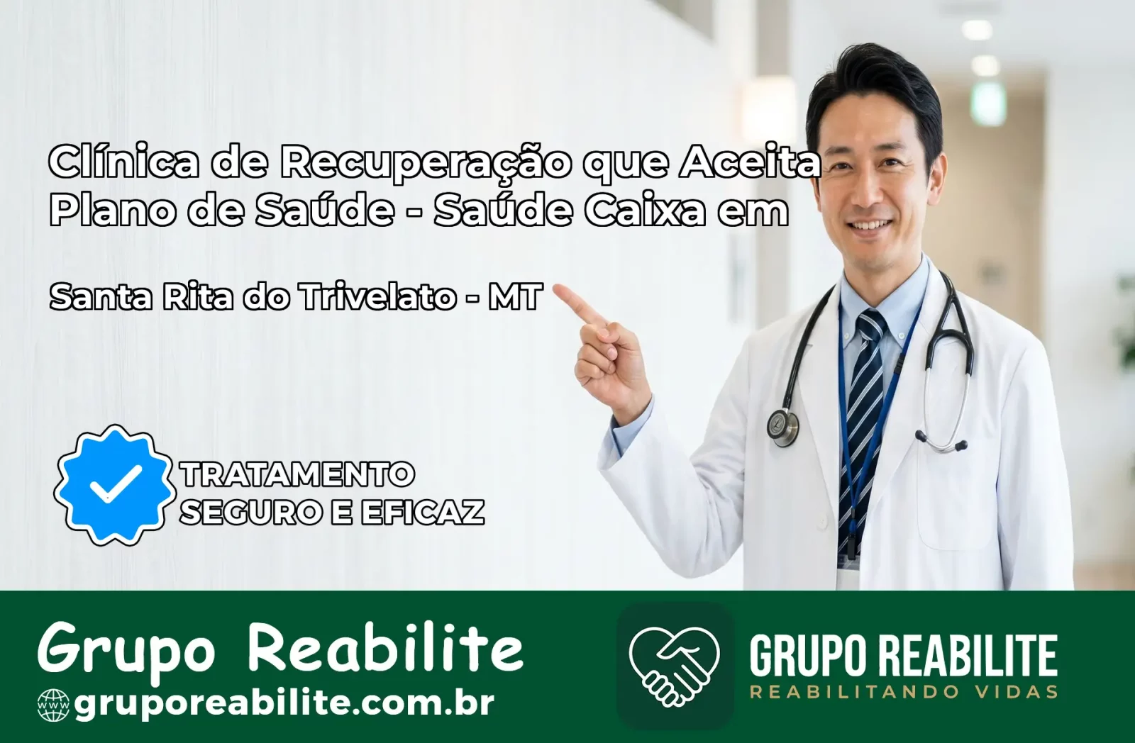 Clínica de Recuperação Saúde Caixa em Santa Rita do Trivelato – MT | Cobertura 100%