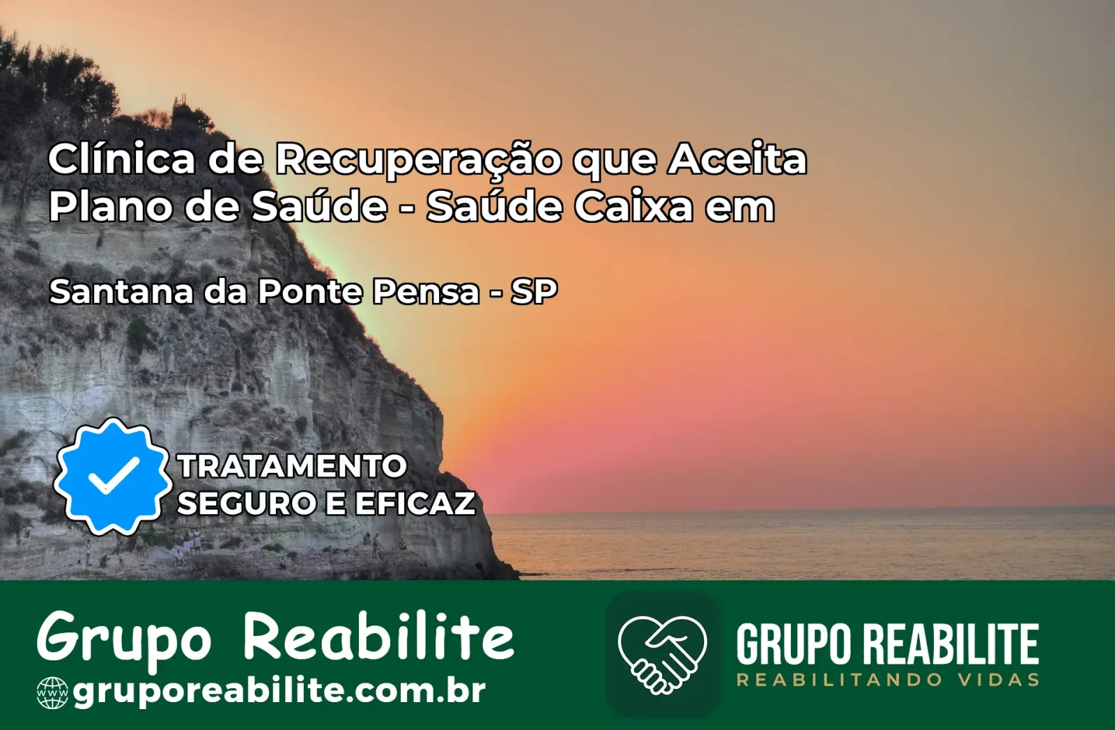 Clínica de Recuperação Saúde Caixa em Santana da Ponte Pensa – SP | Cobertura 100%