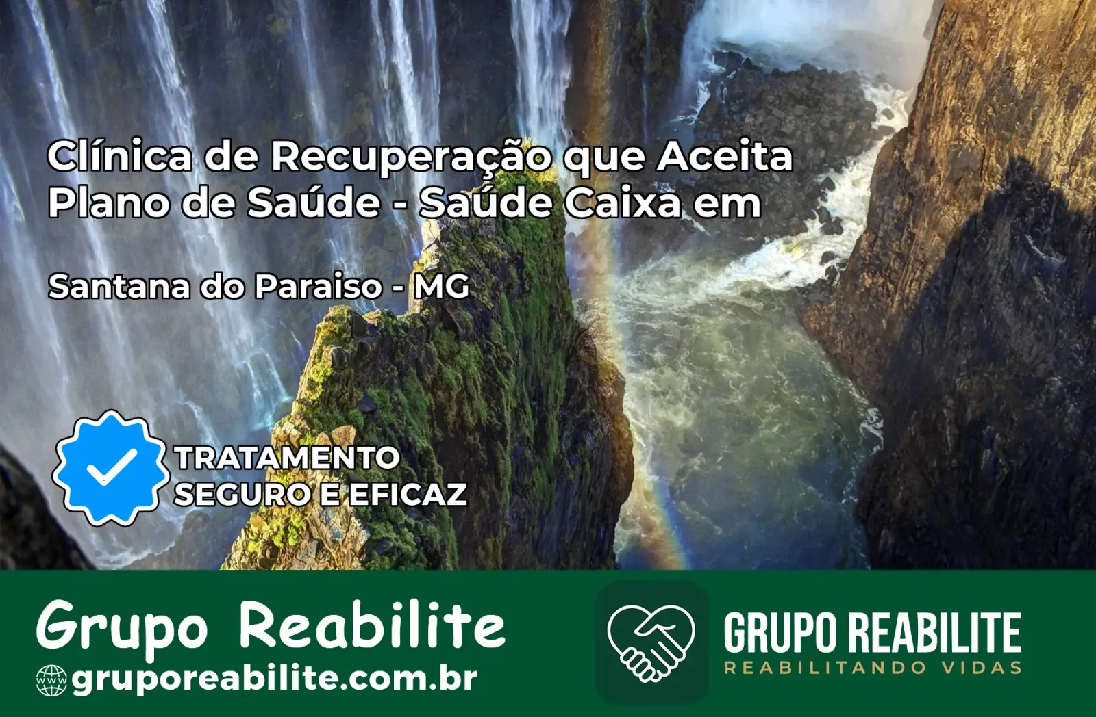 Clínica de Recuperação Saúde Caixa em Santana do Paraíso – MG | Cobertura 100%
