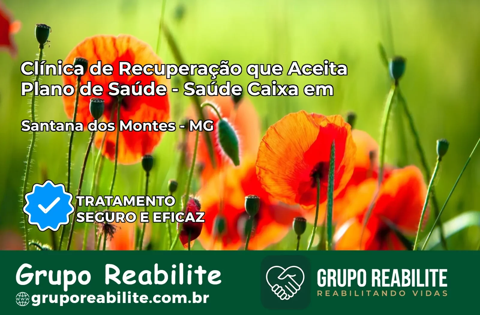 Clínica de Recuperação Saúde Caixa em Santana dos Montes – MG | Cobertura 100%