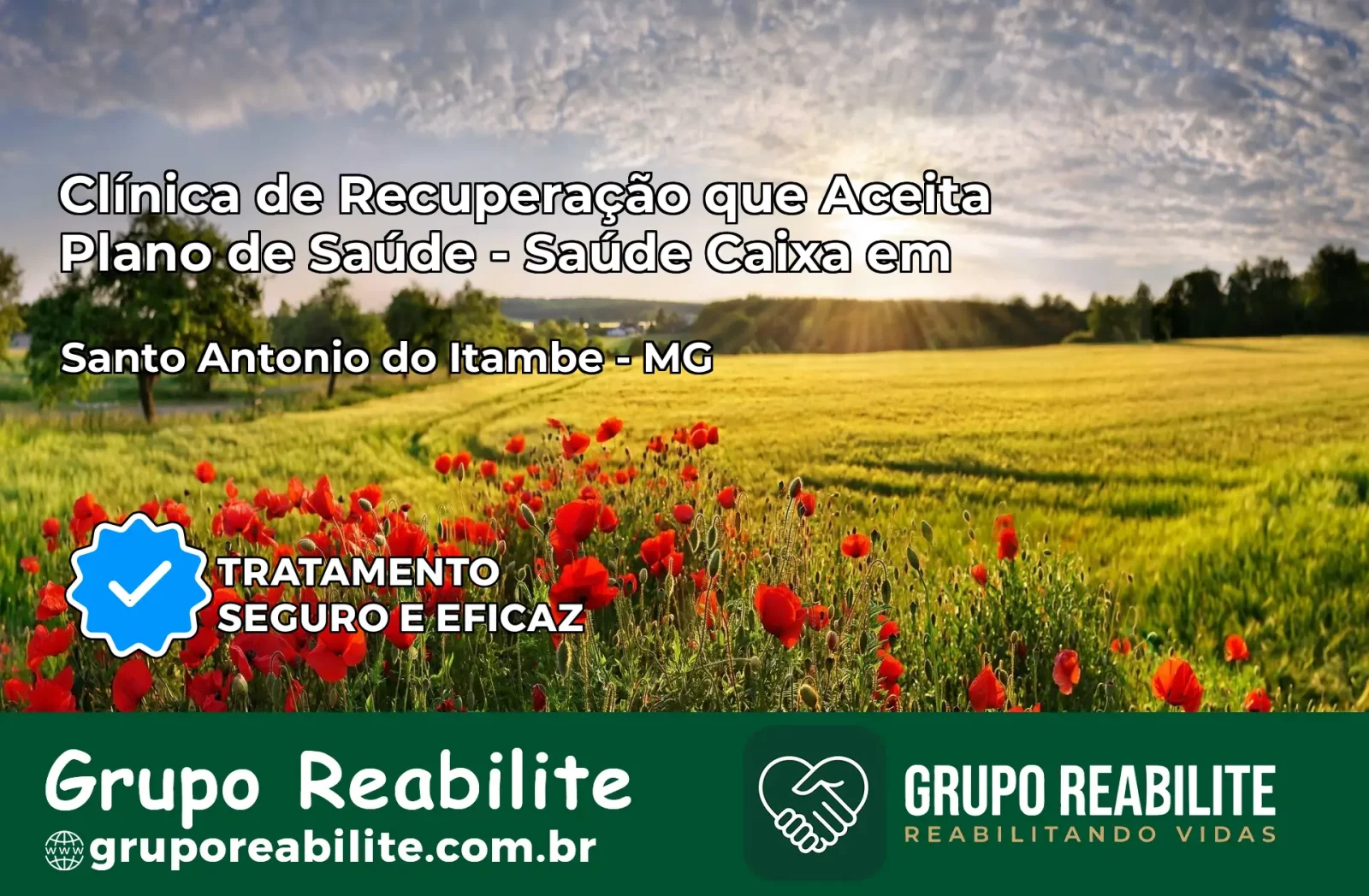 Clínica de Recuperação Saúde Caixa em Santo Antônio do Itambé – MG | Cobertura 100%