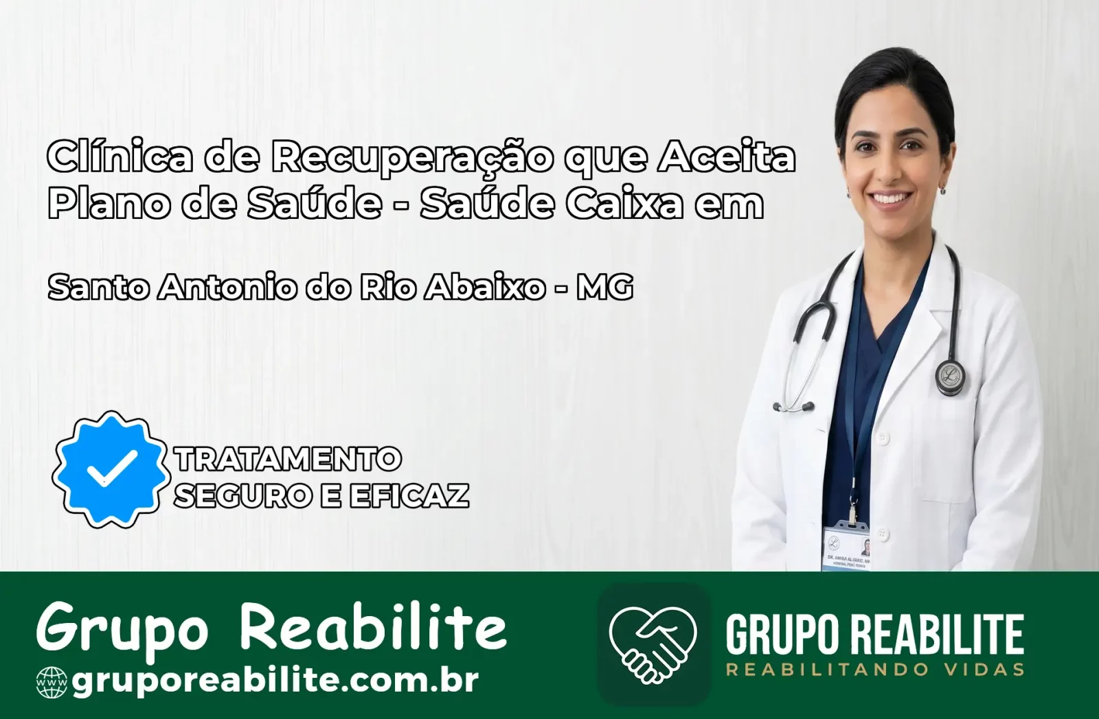 Clínica de Recuperação Saúde Caixa em Santo Antônio do Rio Abaixo – MG | Cobertura 100%