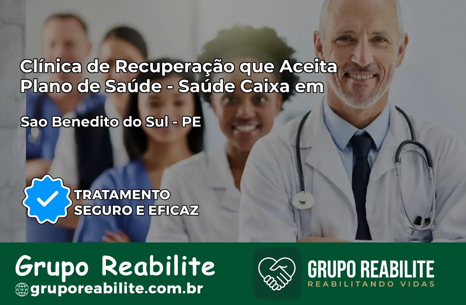 Clínica de Recuperação Saúde Caixa em São Benedito do Sul – PE | Cobertura 100%