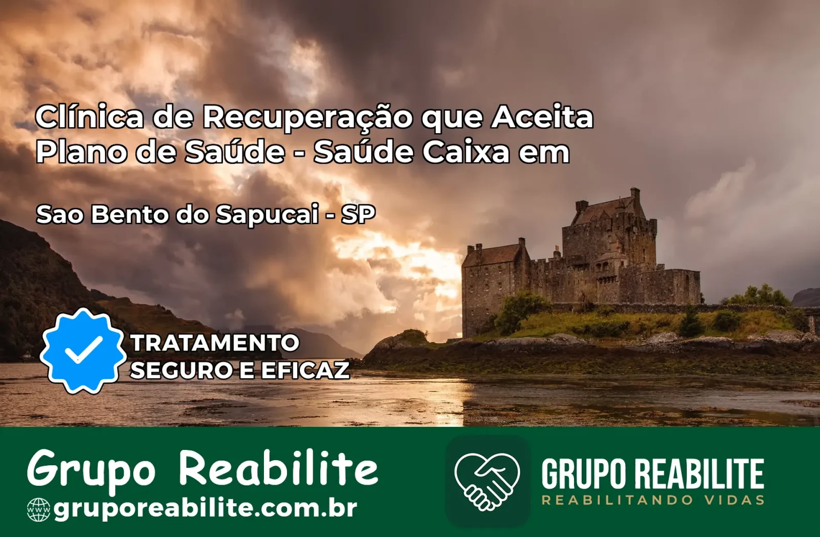 Clínica de Recuperação Saúde Caixa em São Bento do Sapucaí – SP | Cobertura 100%