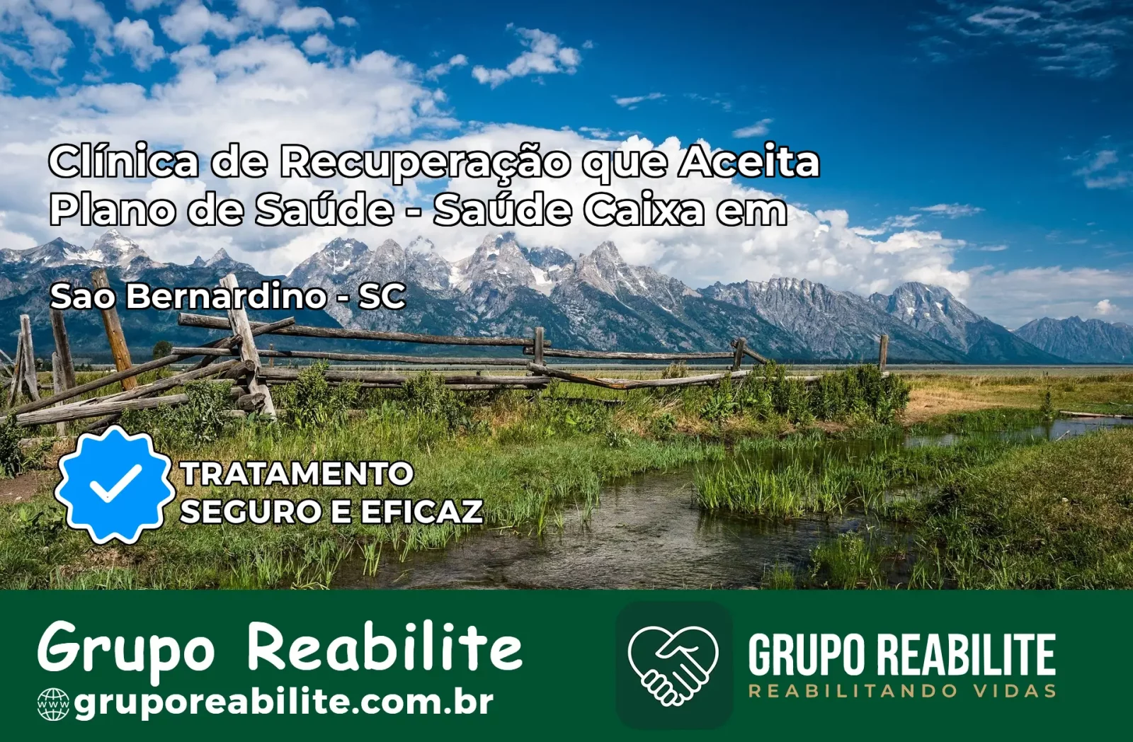 Clínica de Recuperação Saúde Caixa em São Bernardino – SC | Cobertura 100%