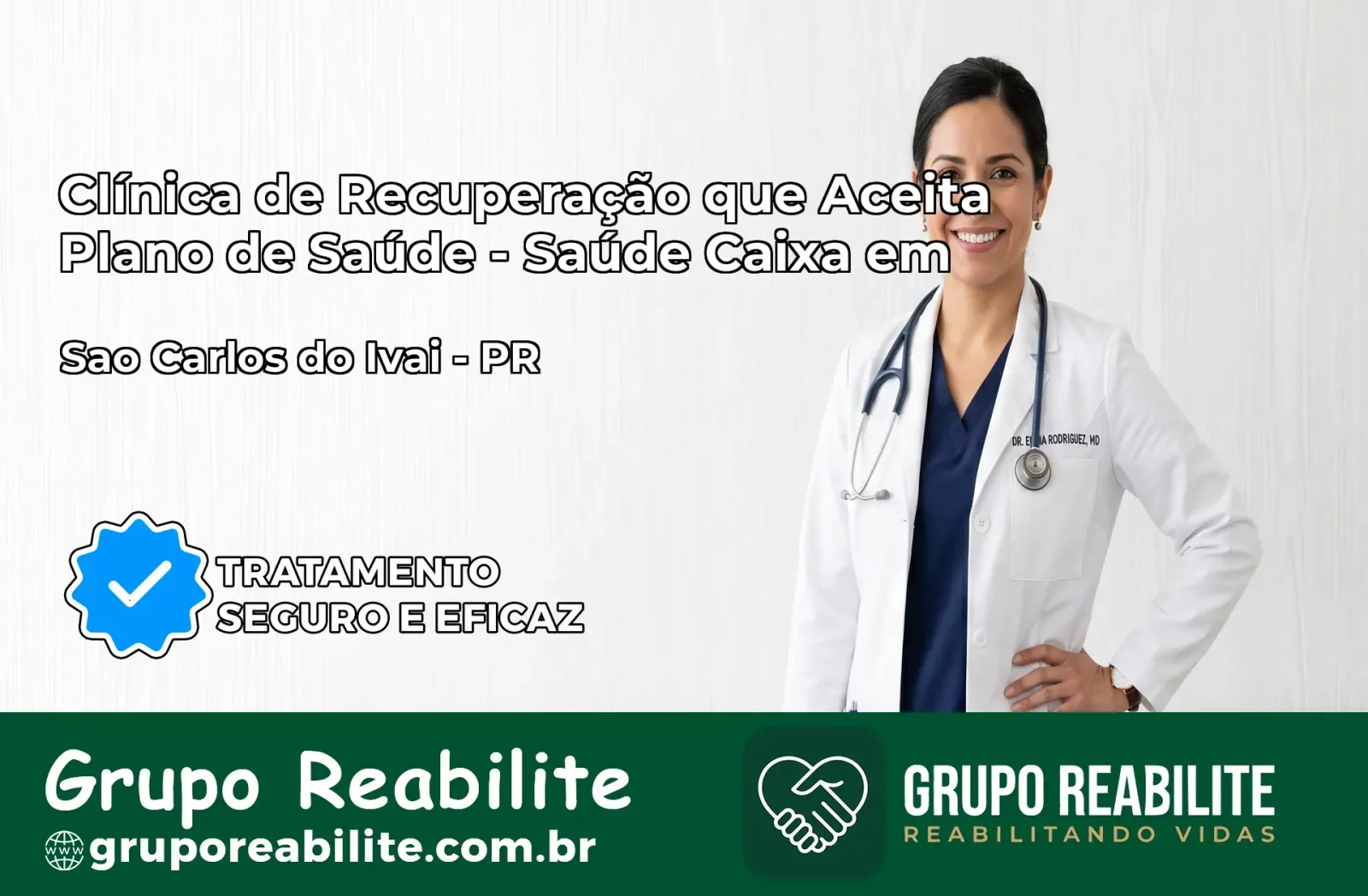 Clínica de Recuperação Saúde Caixa em Sertaneja – PR | Cobertura 100%