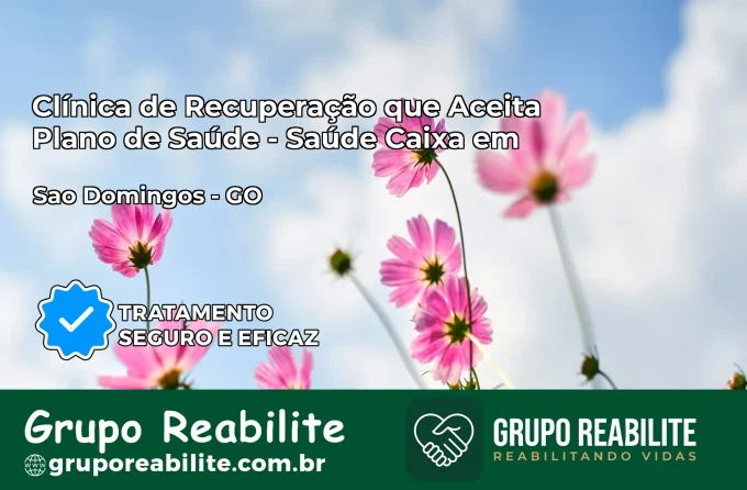 Clínica de Recuperação Saúde Caixa em São Domingos – GO | Cobertura 100%
