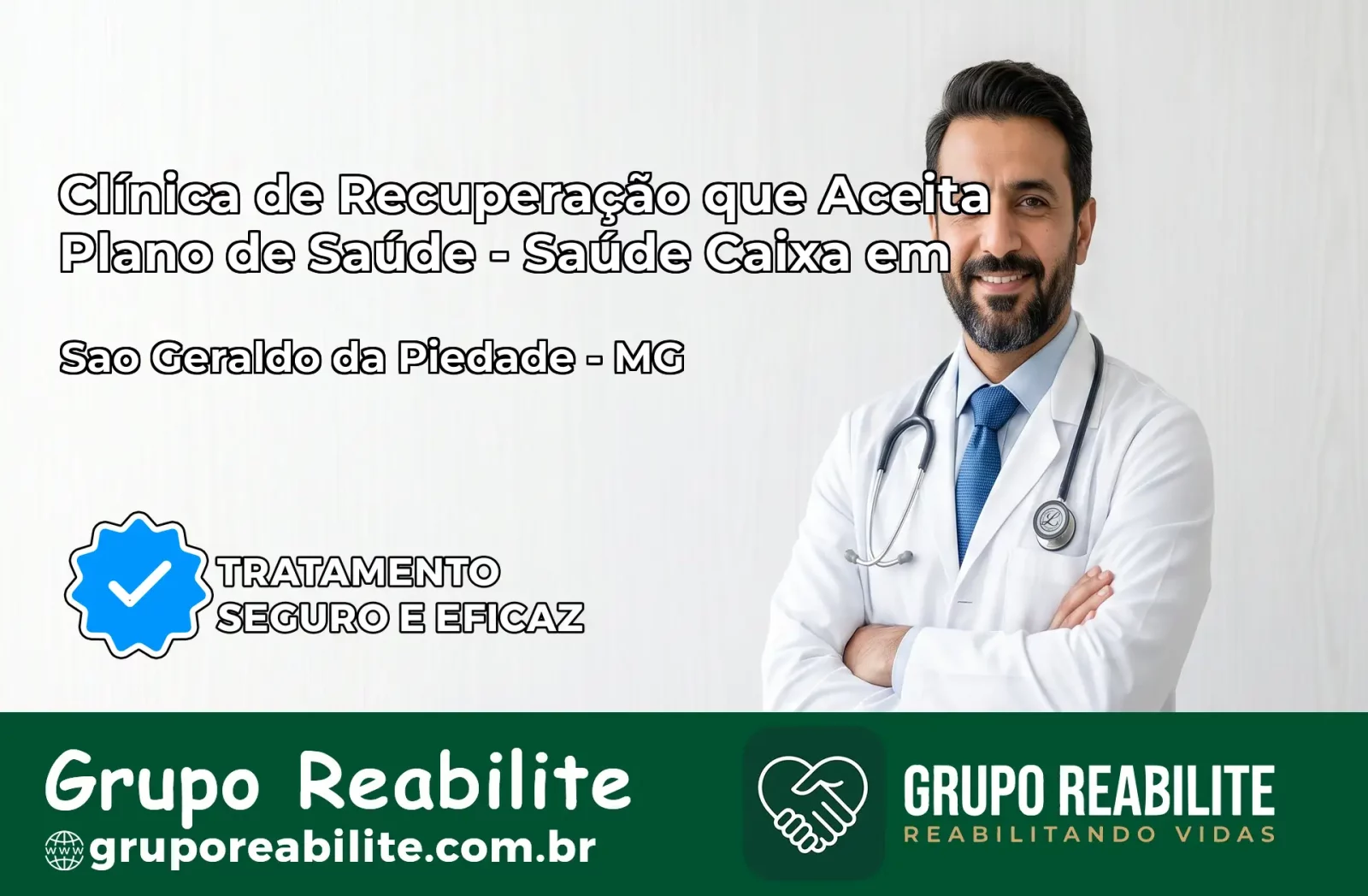Clínica de Recuperação Saúde Caixa em São Geraldo da Piedade – MG | Cobertura 100%
