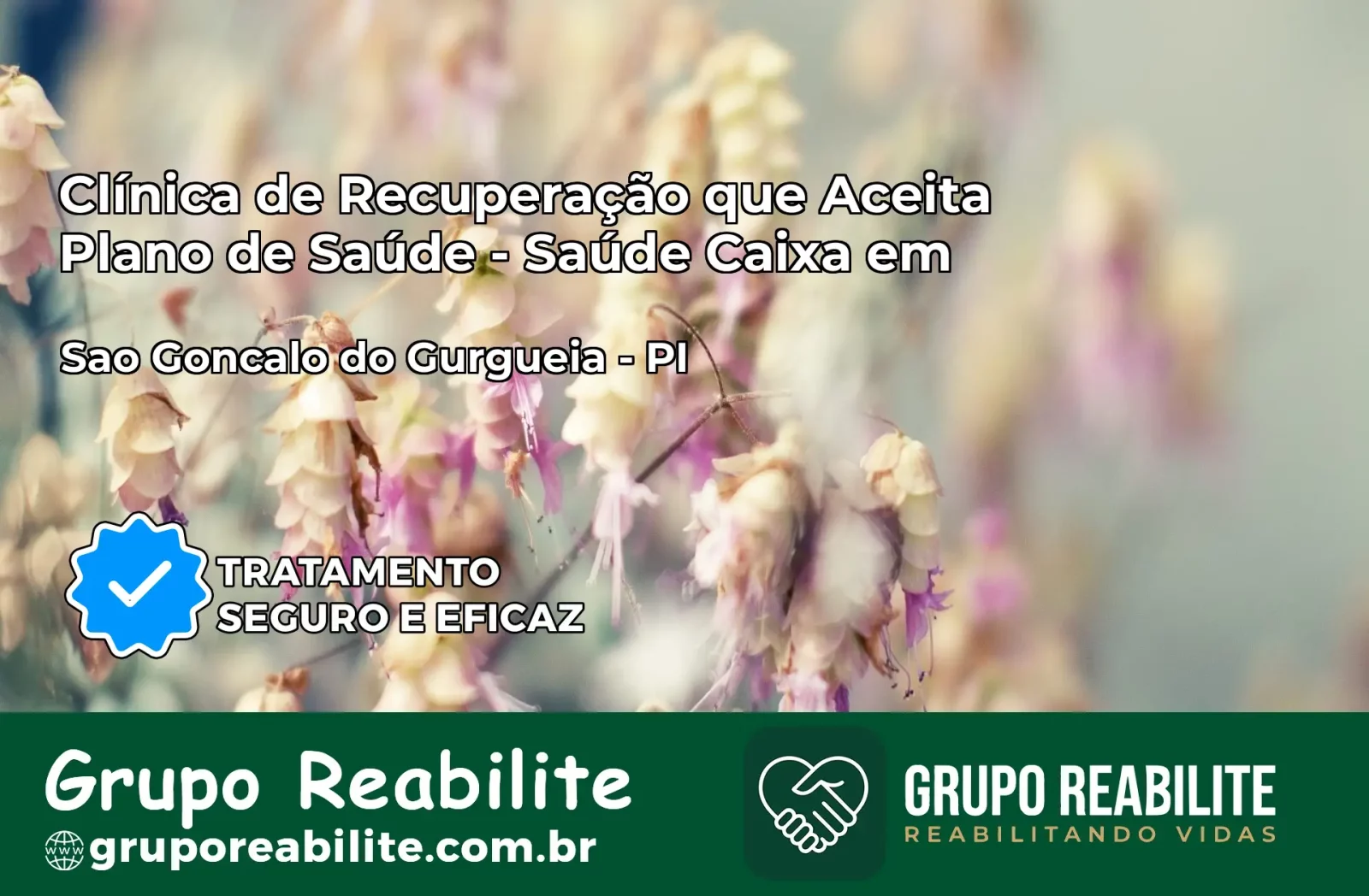Clínica de Recuperação Saúde Caixa em São Gonçalo do Gurguéia – PI | Cobertura 100%