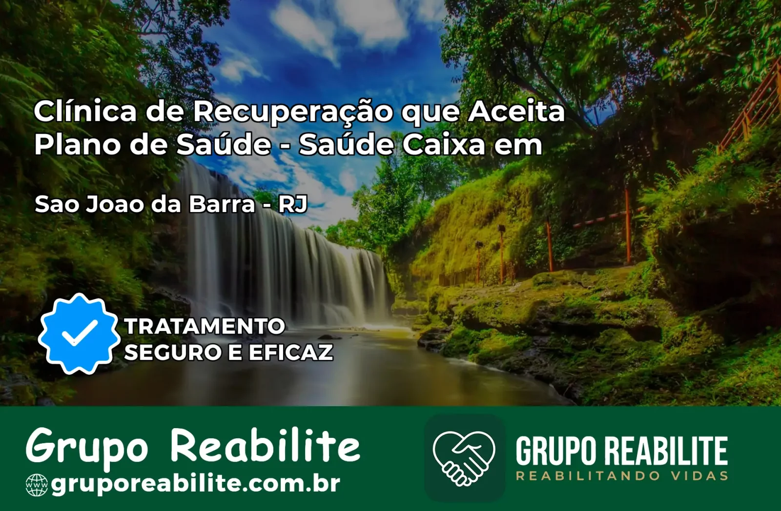 Clínica de Recuperação Saúde Caixa em São João da Barra – RJ | Cobertura 100%