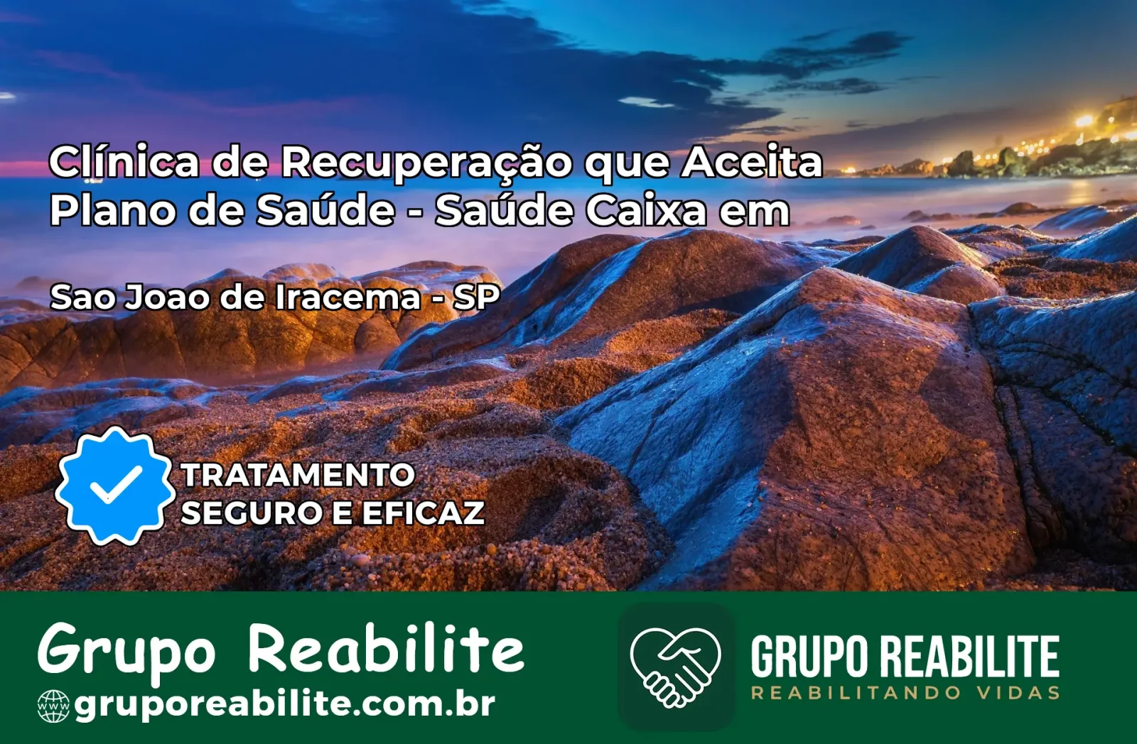 Clínica de Recuperação Saúde Caixa em São João de Iracema – SP | Cobertura 100%