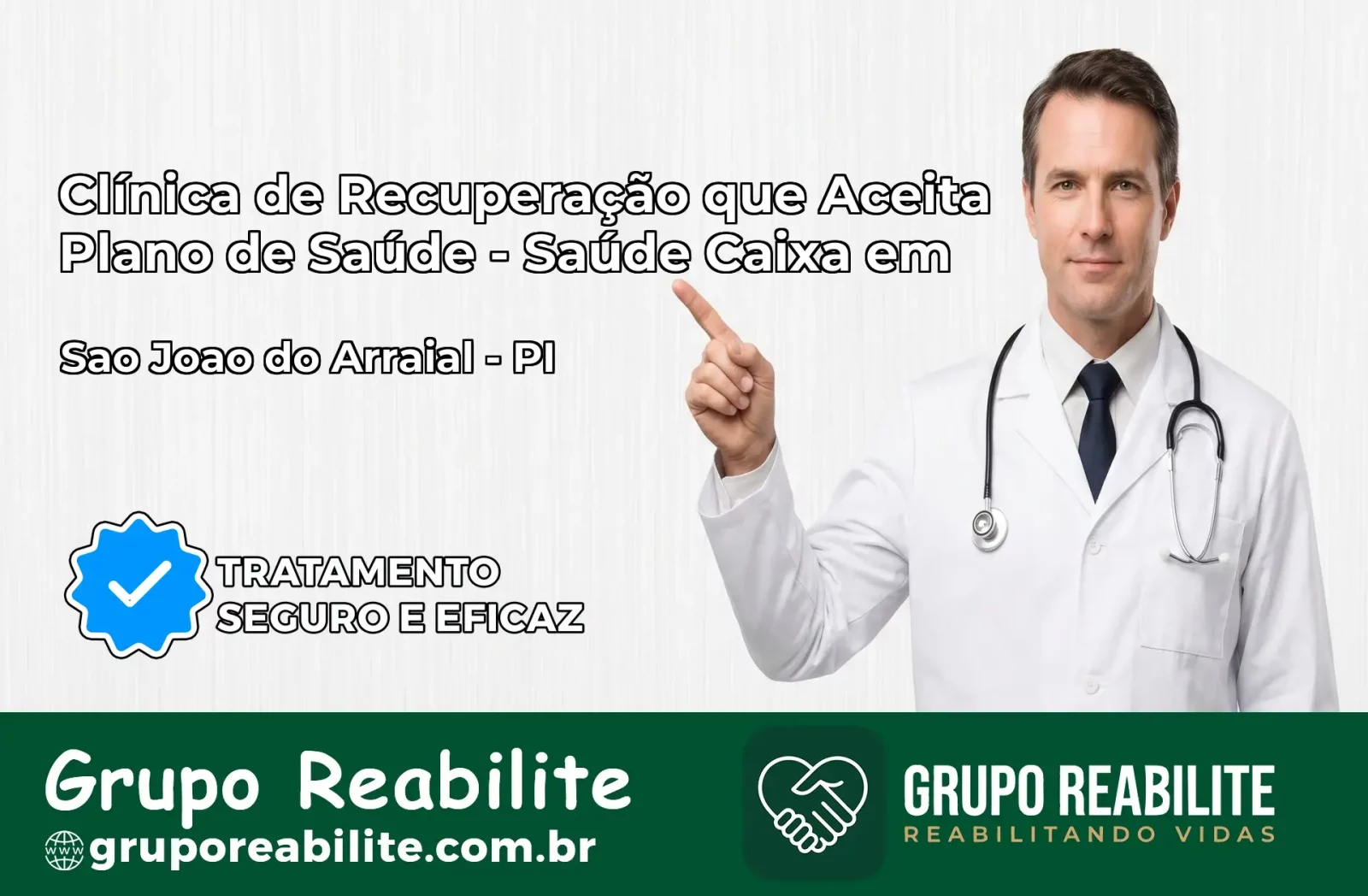 Clínica de Recuperação Saúde Caixa em São João do Arraial – PI | Cobertura 100%