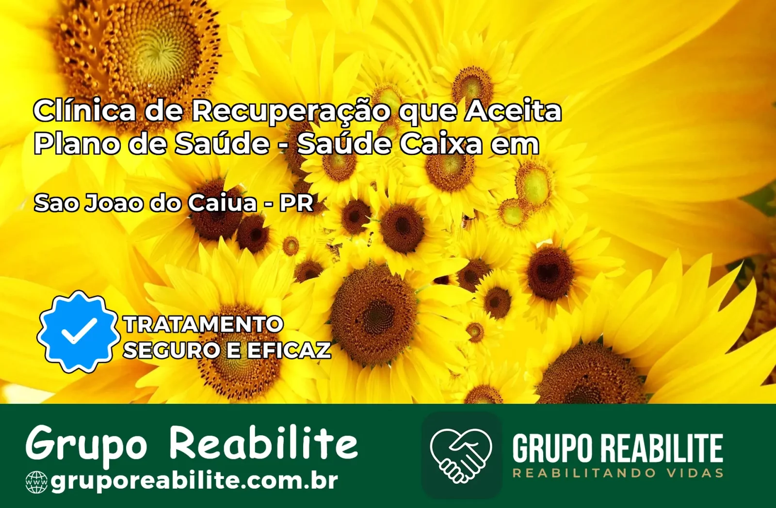 Clínica de Recuperação Saúde Caixa em São José da Boa Vista – PR | Cobertura 100%