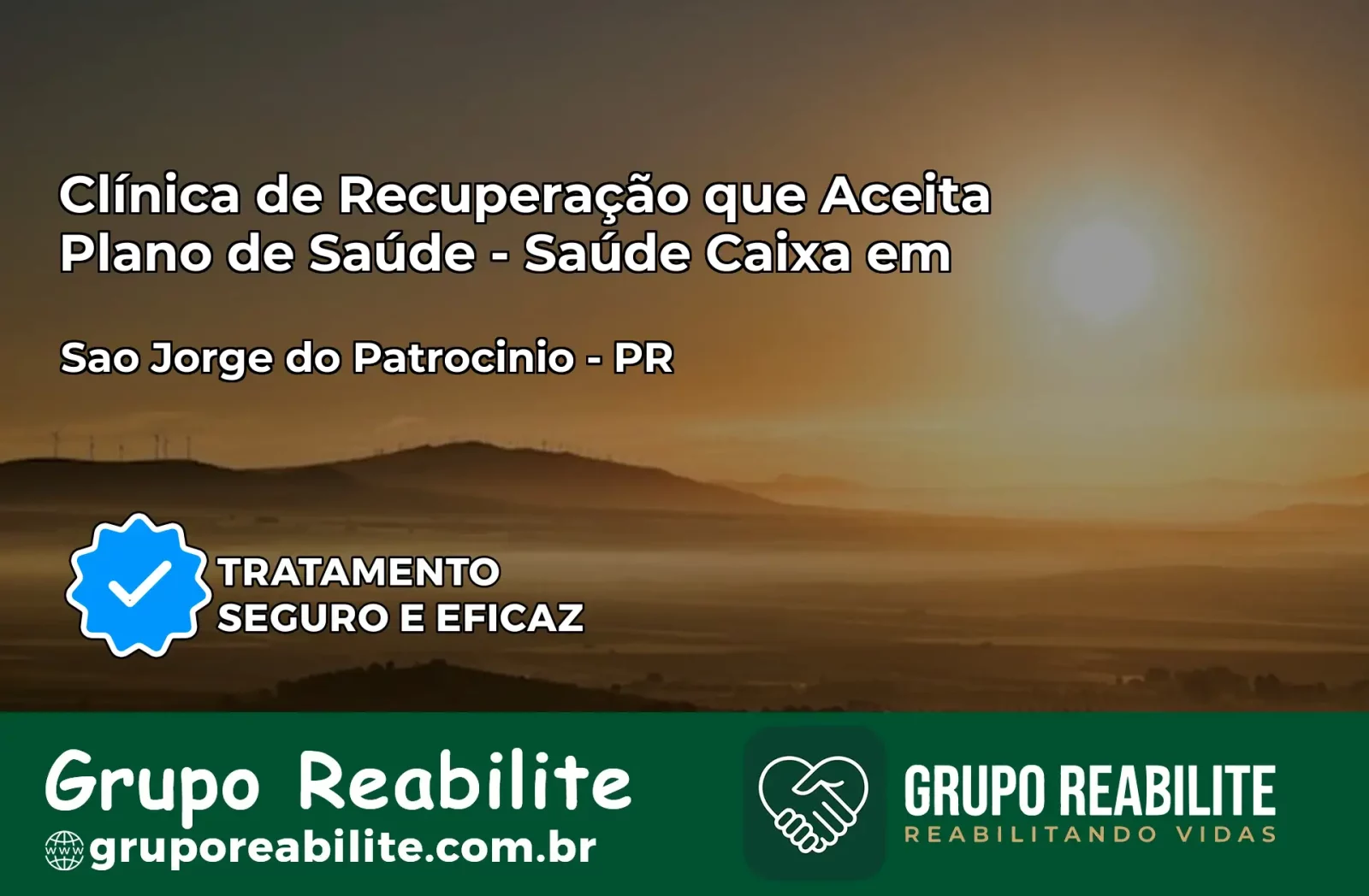 Clínica de Recuperação Saúde Caixa em Sulina – PR | Cobertura 100%