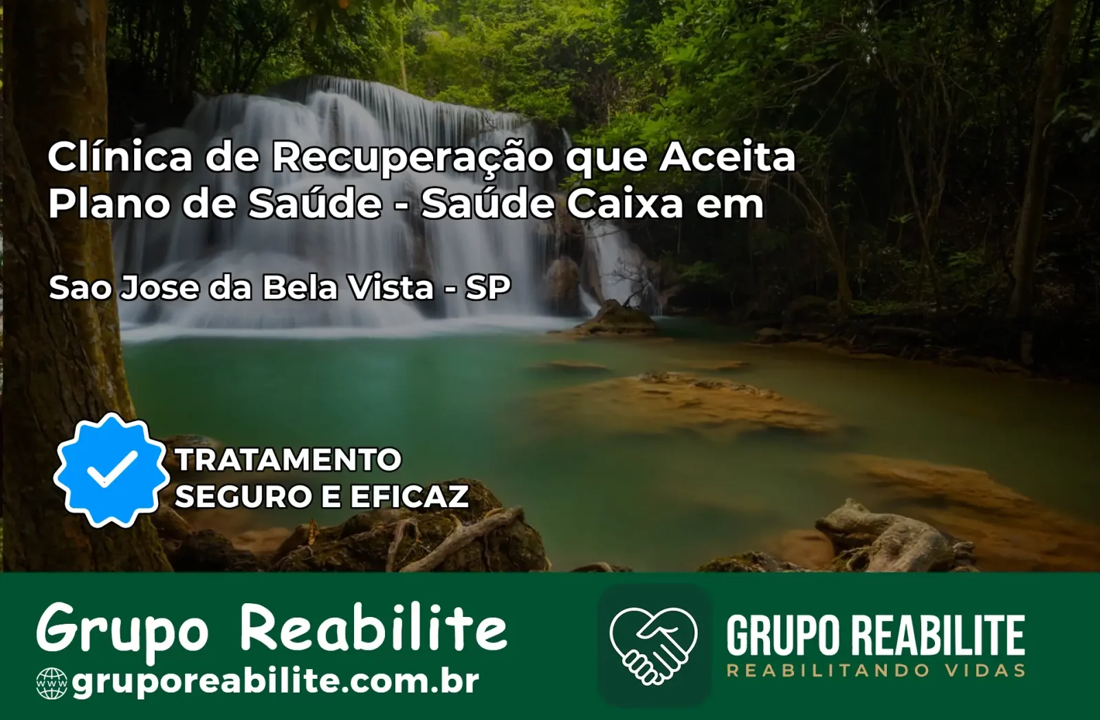 Clínica de Recuperação Saúde Caixa em São José da Bela Vista – SP | Cobertura 100%