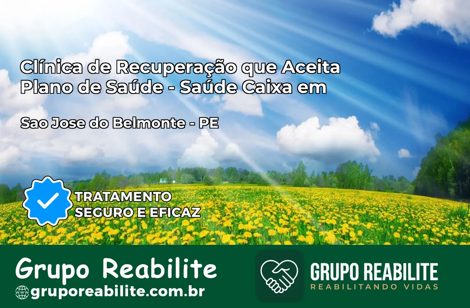 Clínica de Recuperação Saúde Caixa em São José do Belmonte – PE | Cobertura 100%