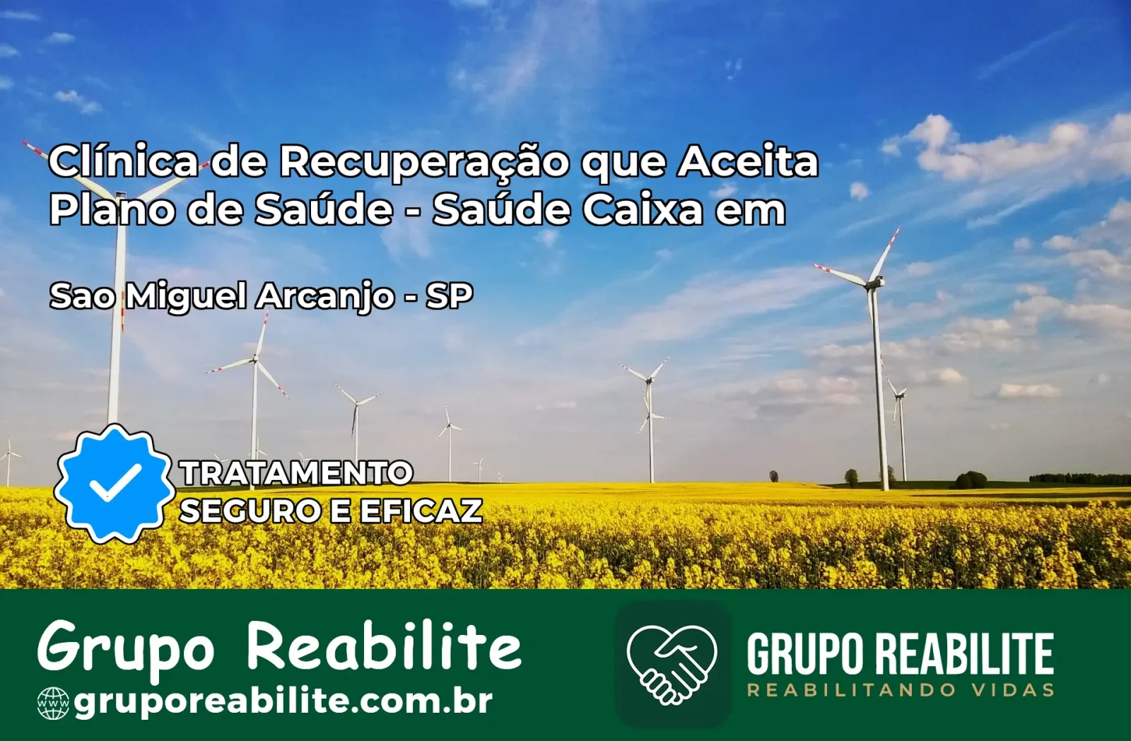 Clínica de Recuperação Saúde Caixa em São Miguel Arcanjo – SP | Cobertura 100%