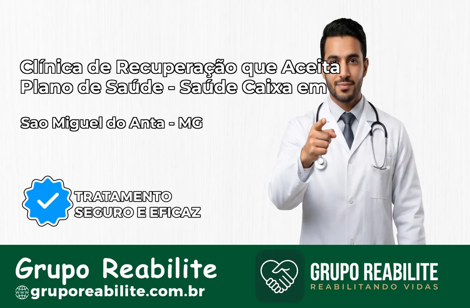 Clínica de Recuperação Saúde Caixa em São Miguel do Anta – MG | Cobertura 100%