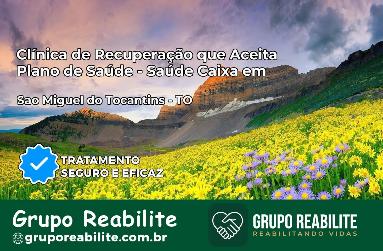 Clínica de Recuperação Saúde Caixa em São Miguel do Tocantins – TO | Cobertura 100%