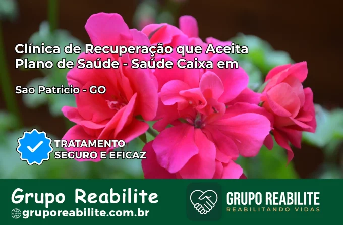 Clínica de Recuperação Saúde Caixa em São Patrício – GO | Cobertura 100%