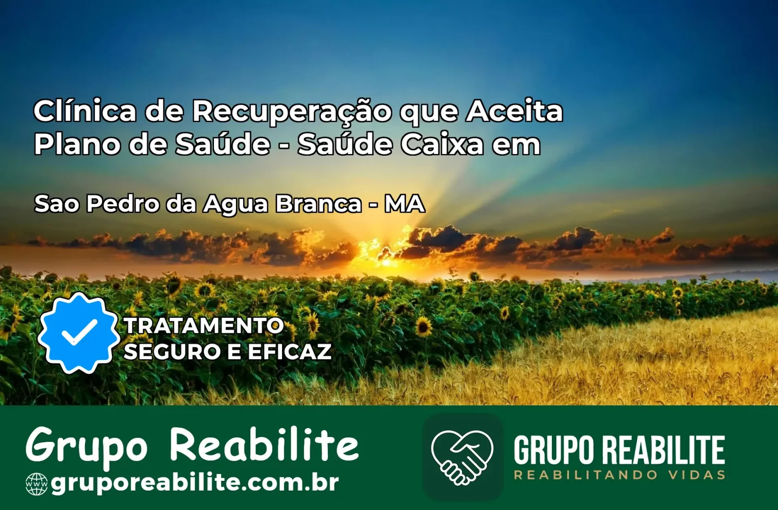 Clínica de Recuperação Saúde Caixa em São Pedro da Água Branca – MA | Cobertura 100%