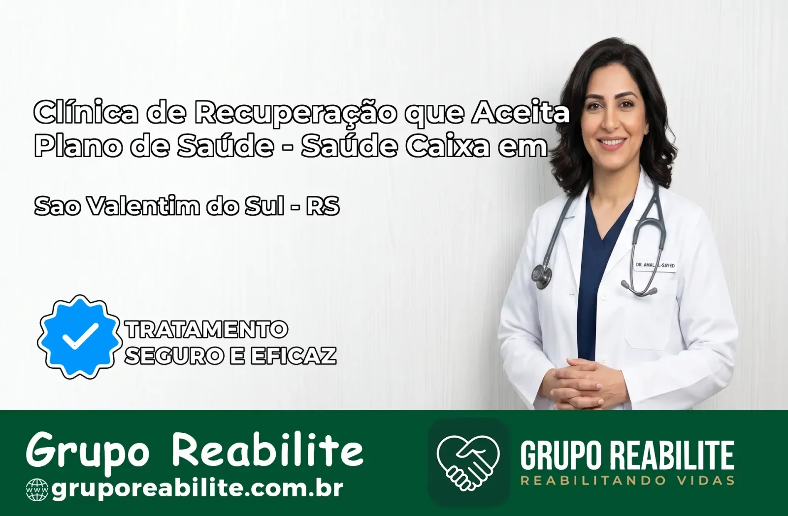 Clínica de Recuperação Saúde Caixa em São Valentim do Sul – RS | Cobertura 100%