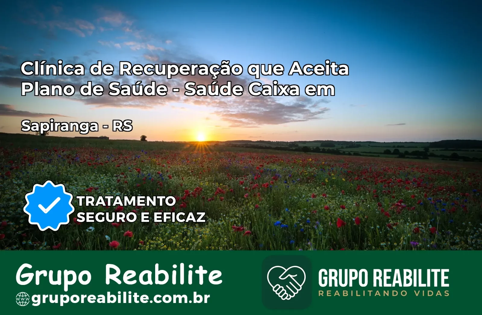 Clínica de Recuperação Saúde Caixa em Sapiranga – RS | Cobertura 100%