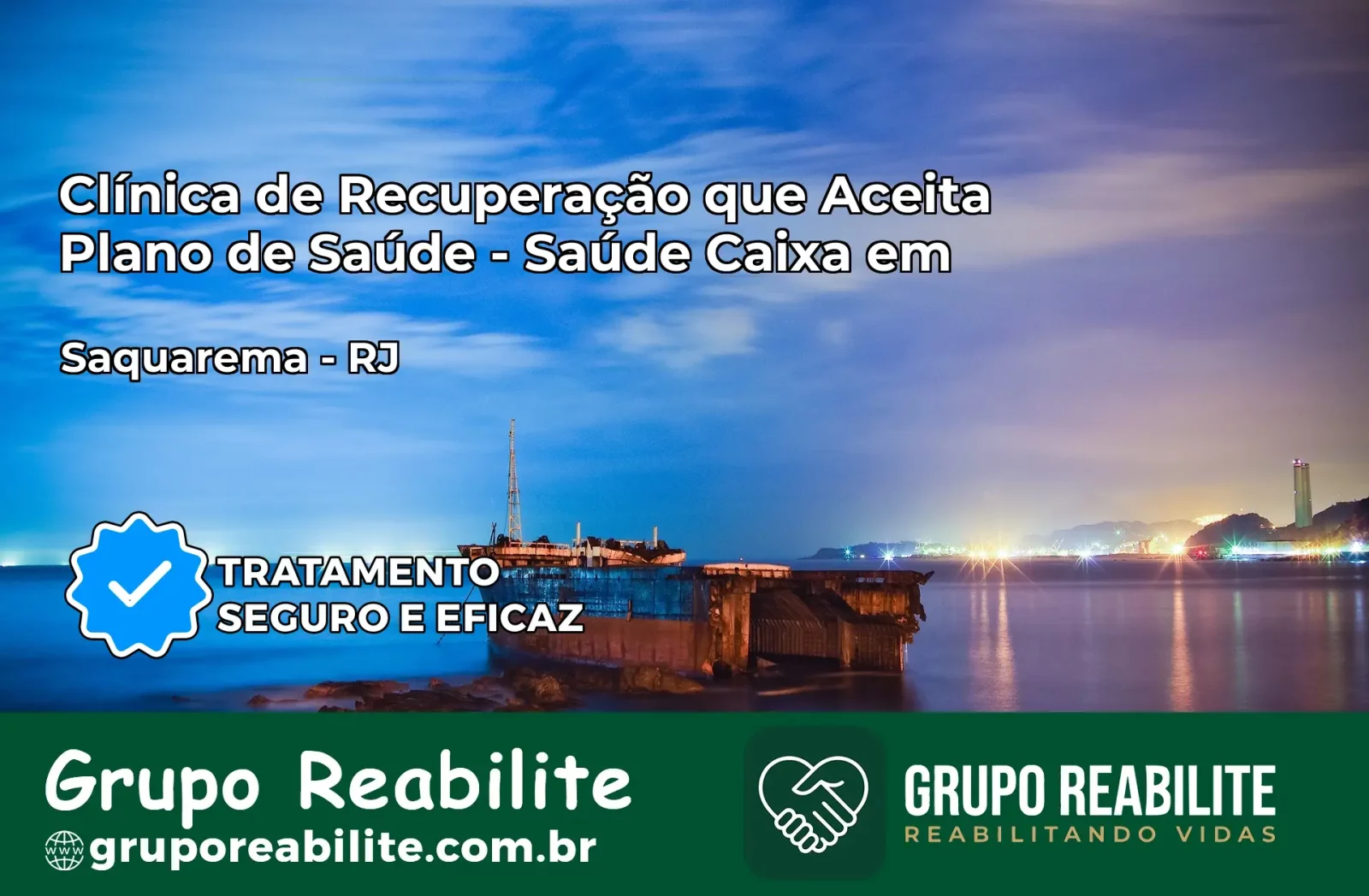 Clínica de Recuperação Saúde Caixa em Saquarema – RJ | Cobertura 100%