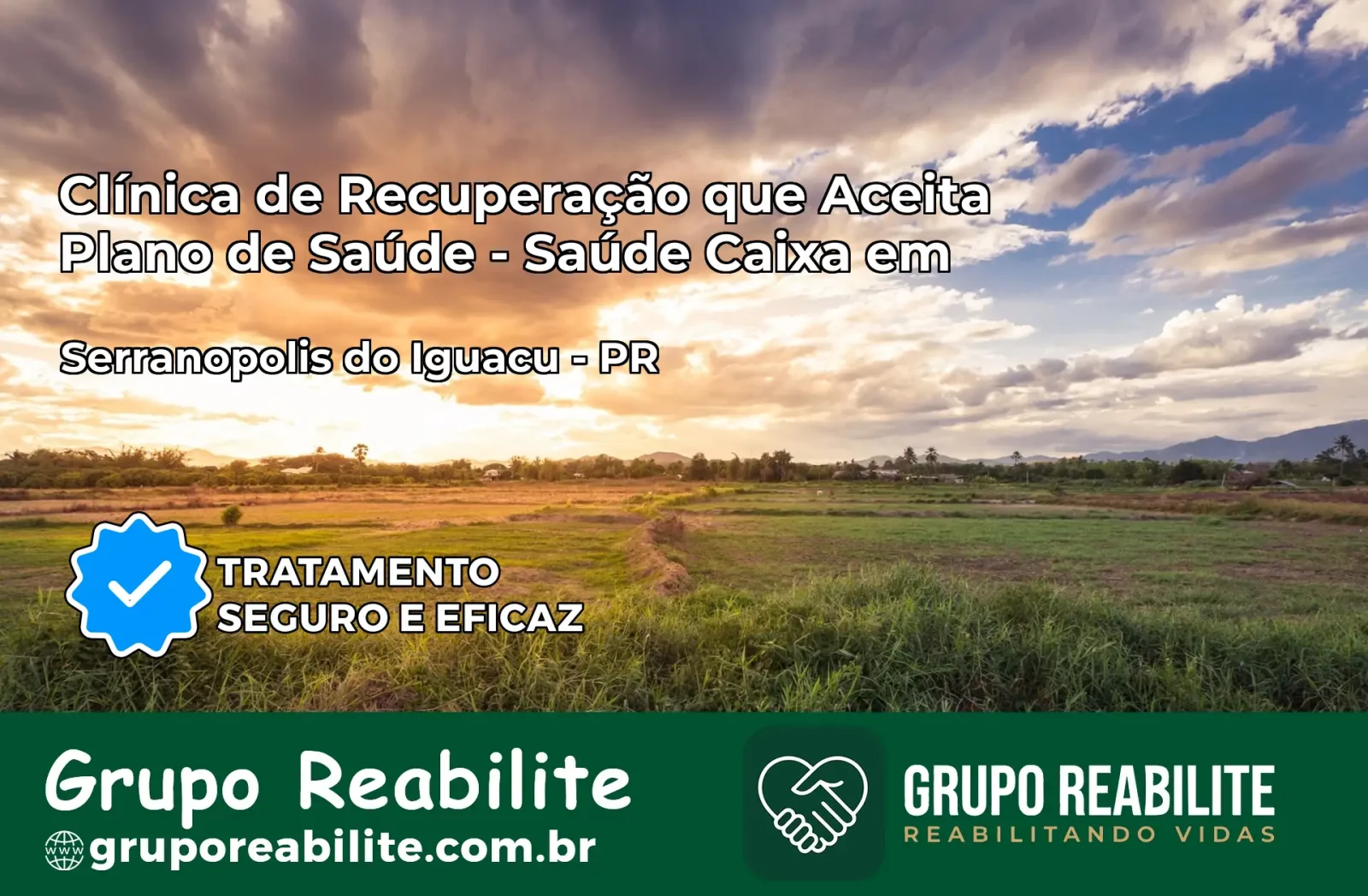 Clínica de Recuperação Saúde Caixa em Sapopema – PR | Cobertura 100%