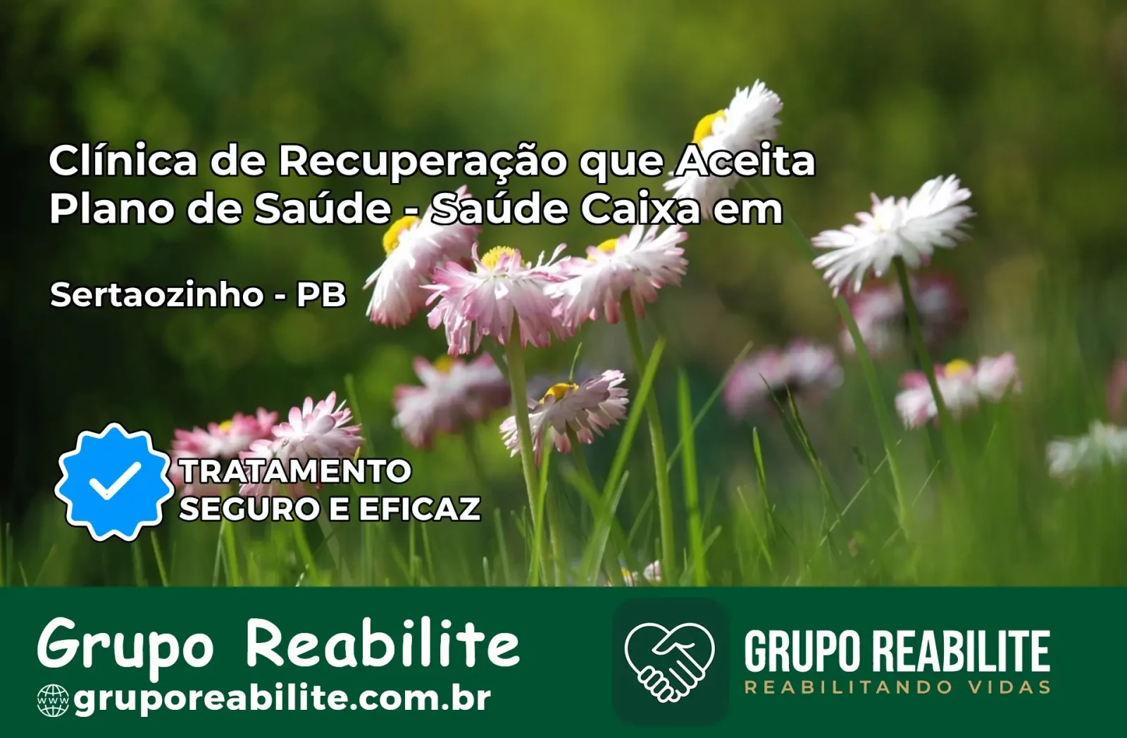 Clínica de Recuperação Saúde Caixa em Sertãozinho – PB | Cobertura 100%