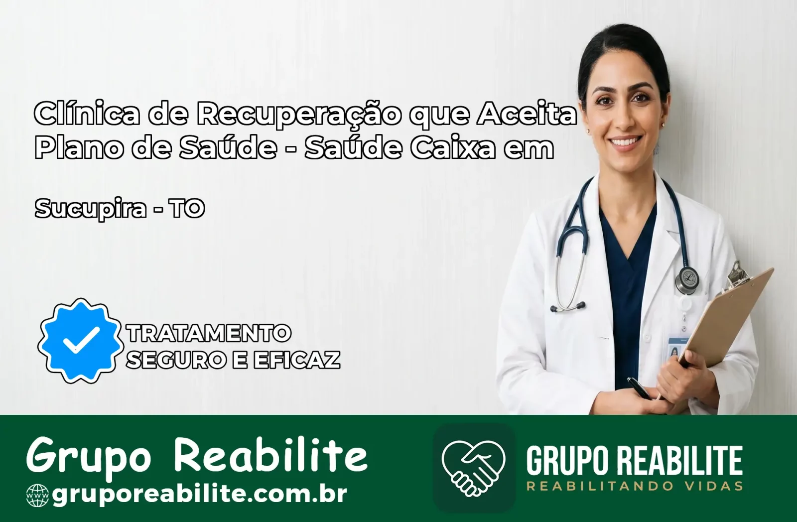 Clínica de Recuperação Saúde Caixa em Sucupira – TO | Cobertura 100%