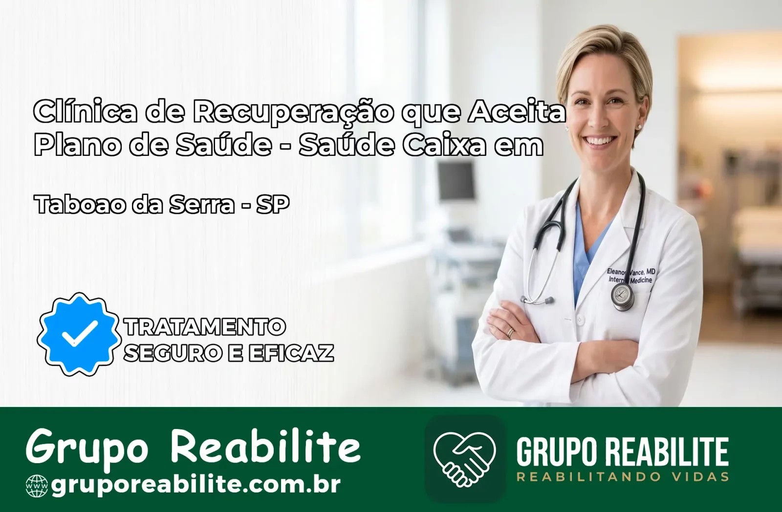 Clínica de Recuperação Saúde Caixa em Taboão da Serra – SP | Cobertura 100%