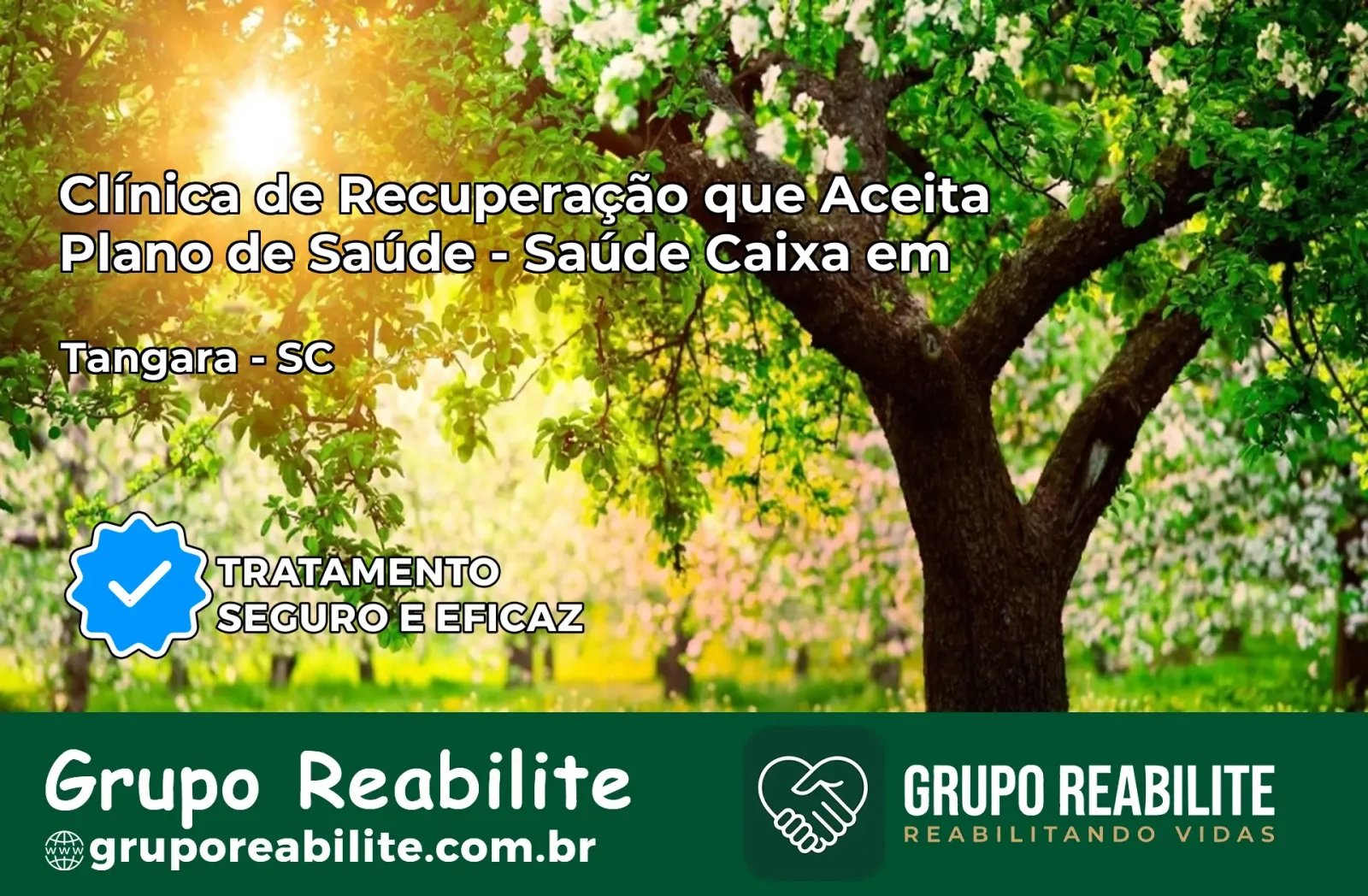 Clínica de Recuperação Saúde Caixa em Tangará – SC | Cobertura 100%