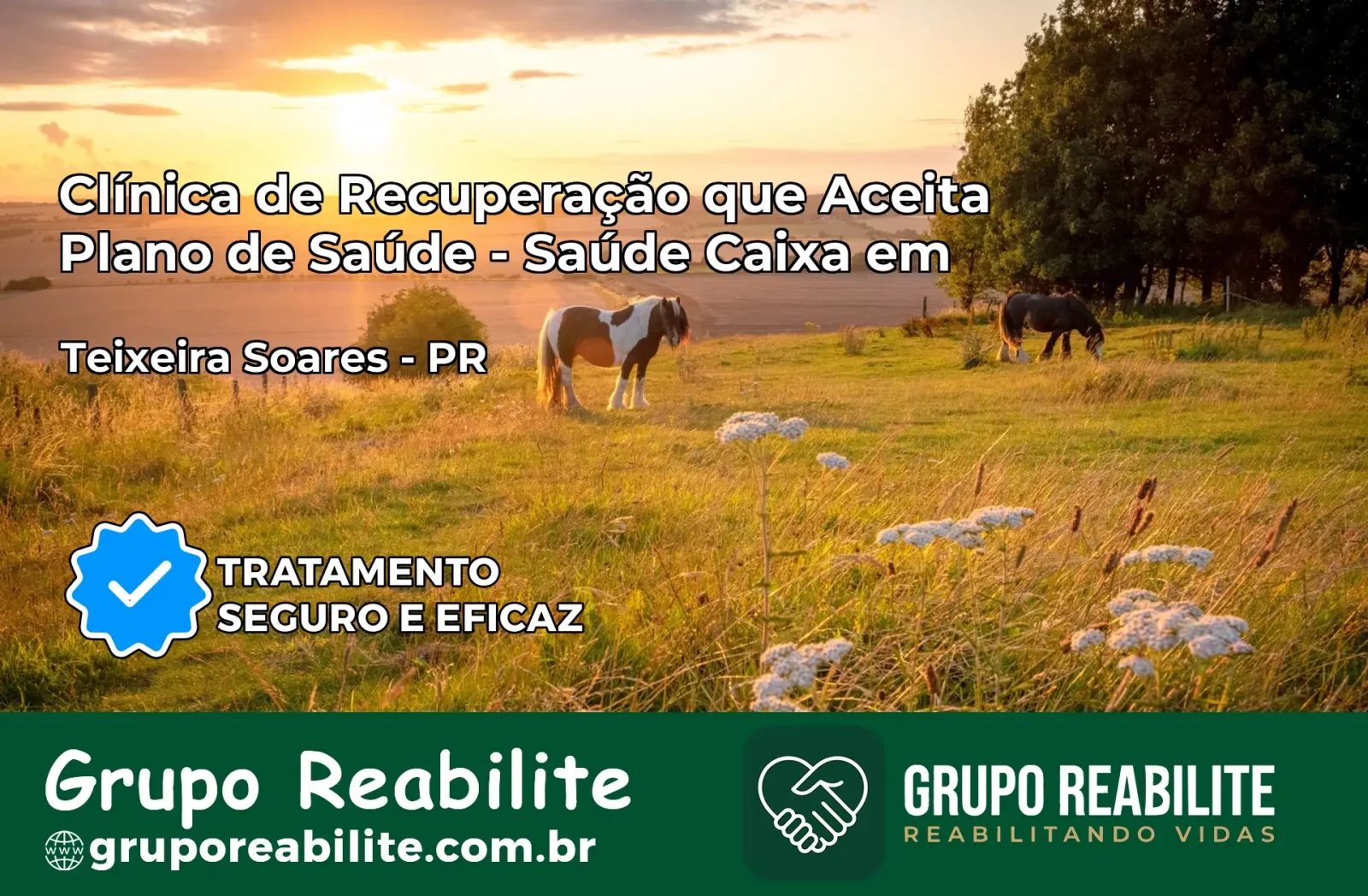 Clínica de Recuperação Saúde Caixa em Tamarana – PR | Cobertura 100%