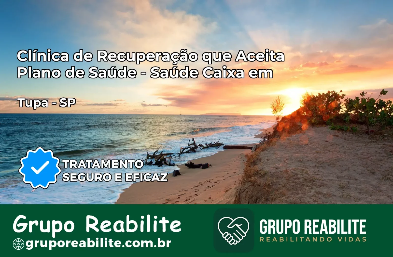 Clínica de Recuperação Saúde Caixa em Tupã – SP | Cobertura 100%
