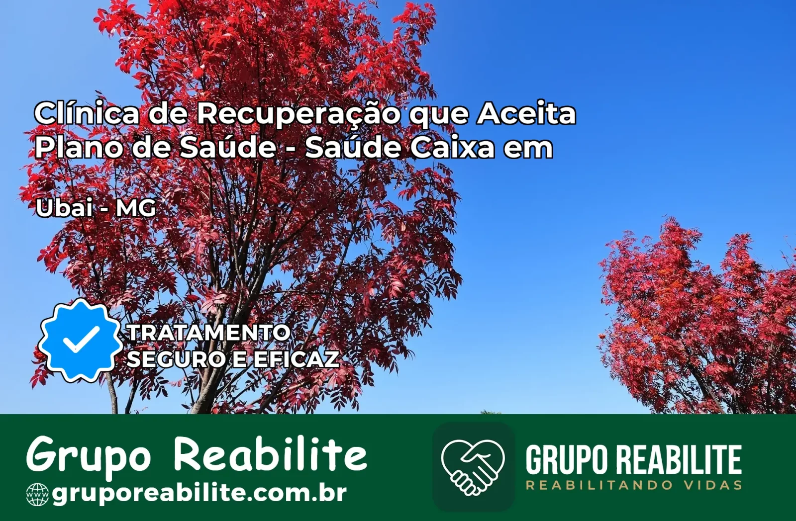 Clínica de Recuperação Saúde Caixa em Ubaí – MG | Cobertura 100%