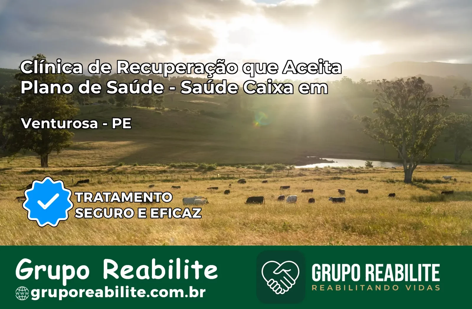 Clínica de Recuperação Saúde Caixa em Venturosa – PE | Cobertura 100%