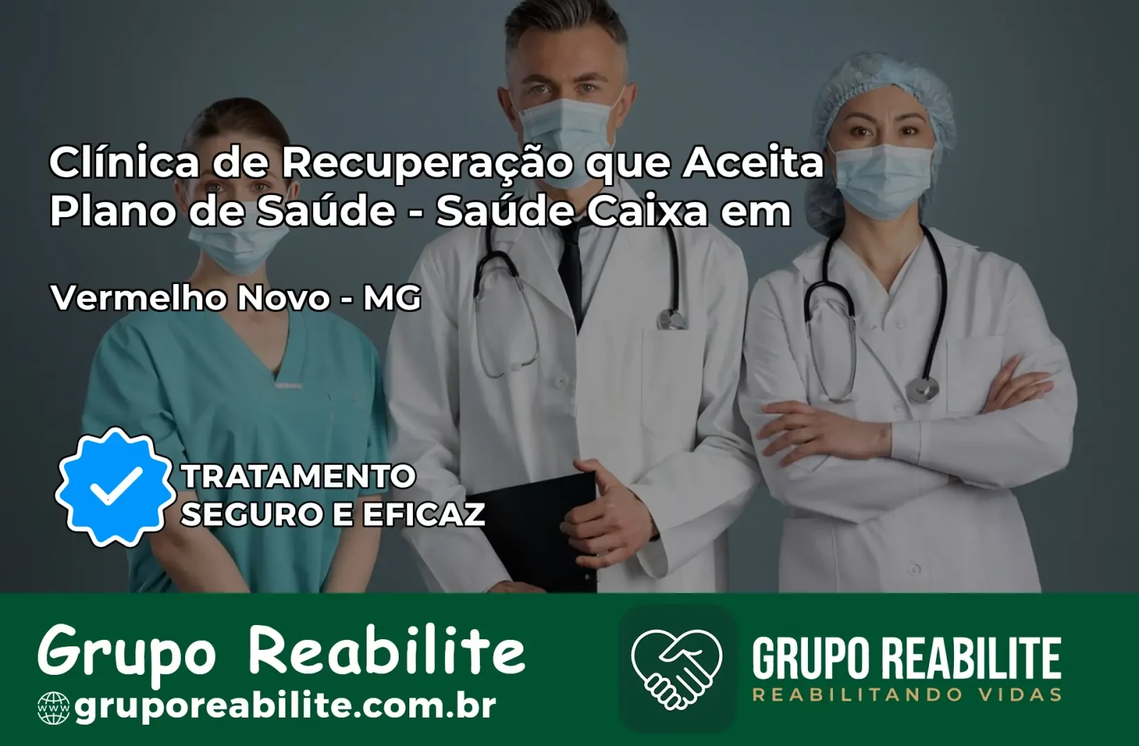 Clínica de Recuperação Saúde Caixa em Vermelho Novo – MG | Cobertura 100%